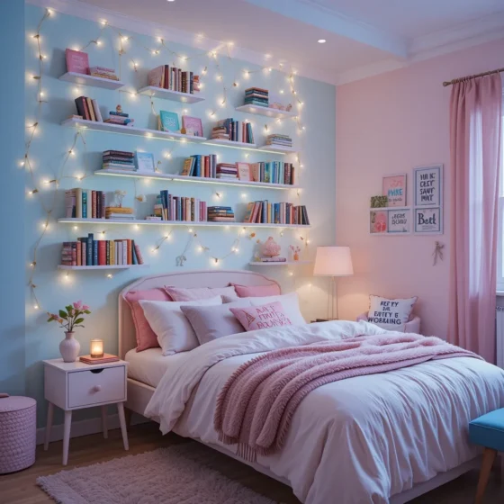 Floating Bookshelves