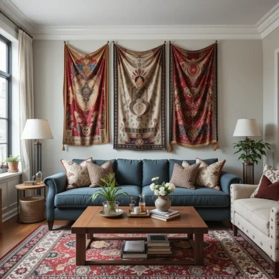 Framed Fabric or Textiles