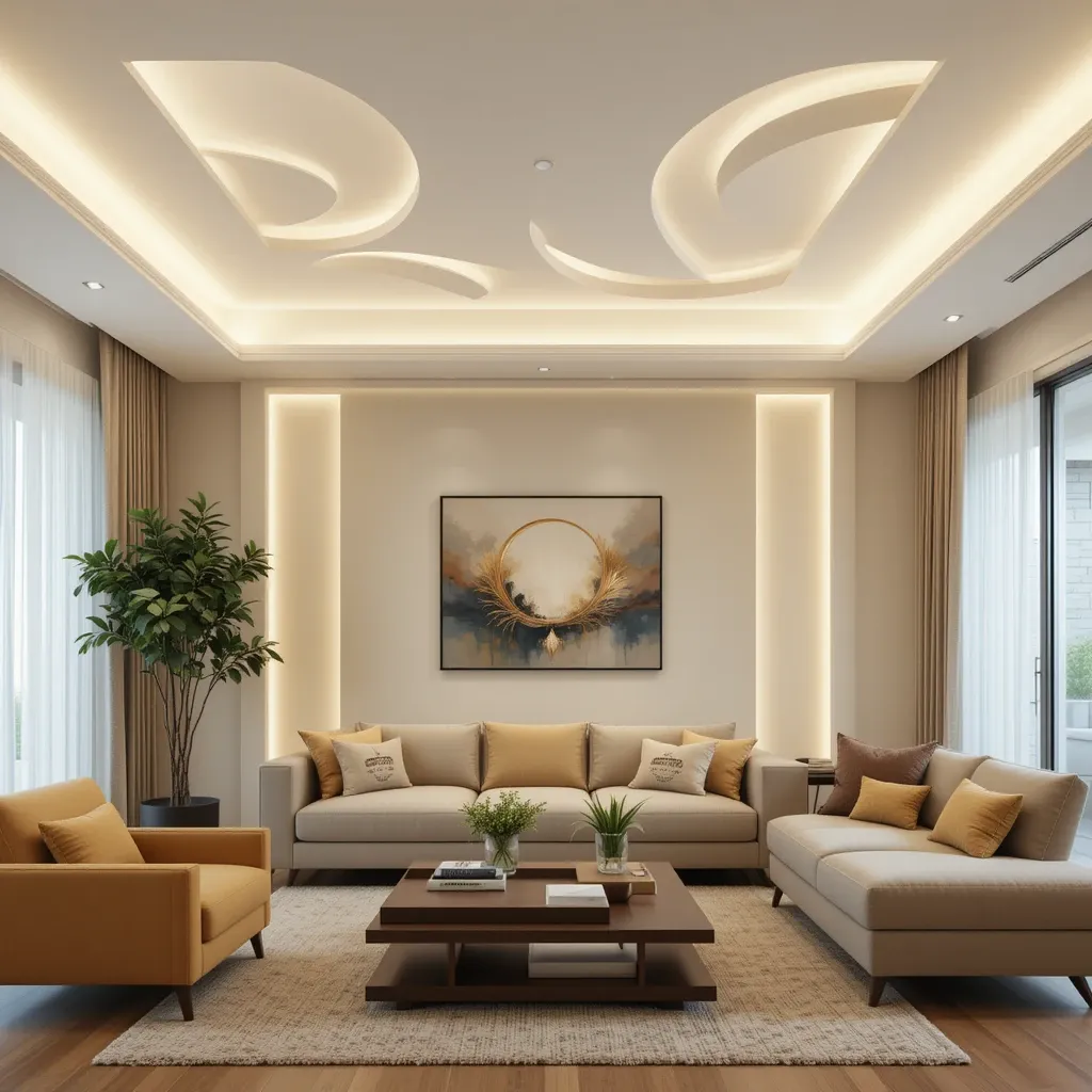 Geometric Cove Lighting Patterns