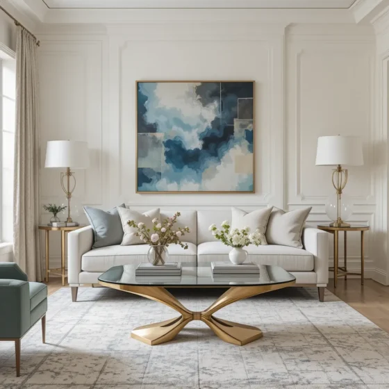 Glass and Metallic Coffee Tables for a Sleek Look