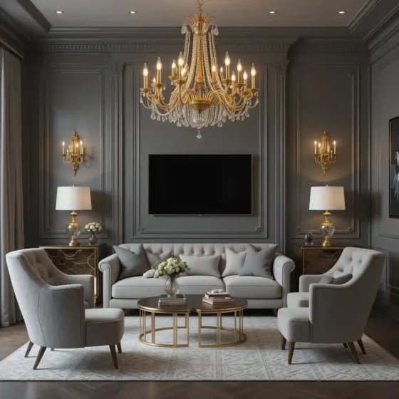 Gold Chandeliers for a Luxurious Touch