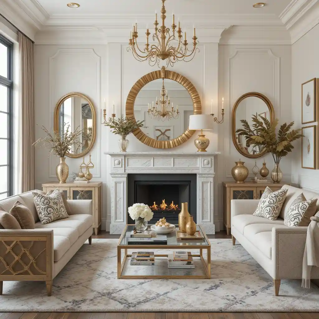 Gold and Metallic Accents