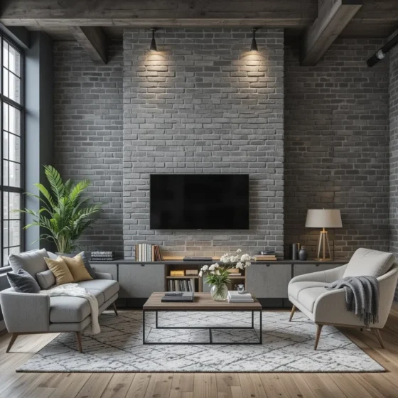 Grey Brick for an Urban Chic Look