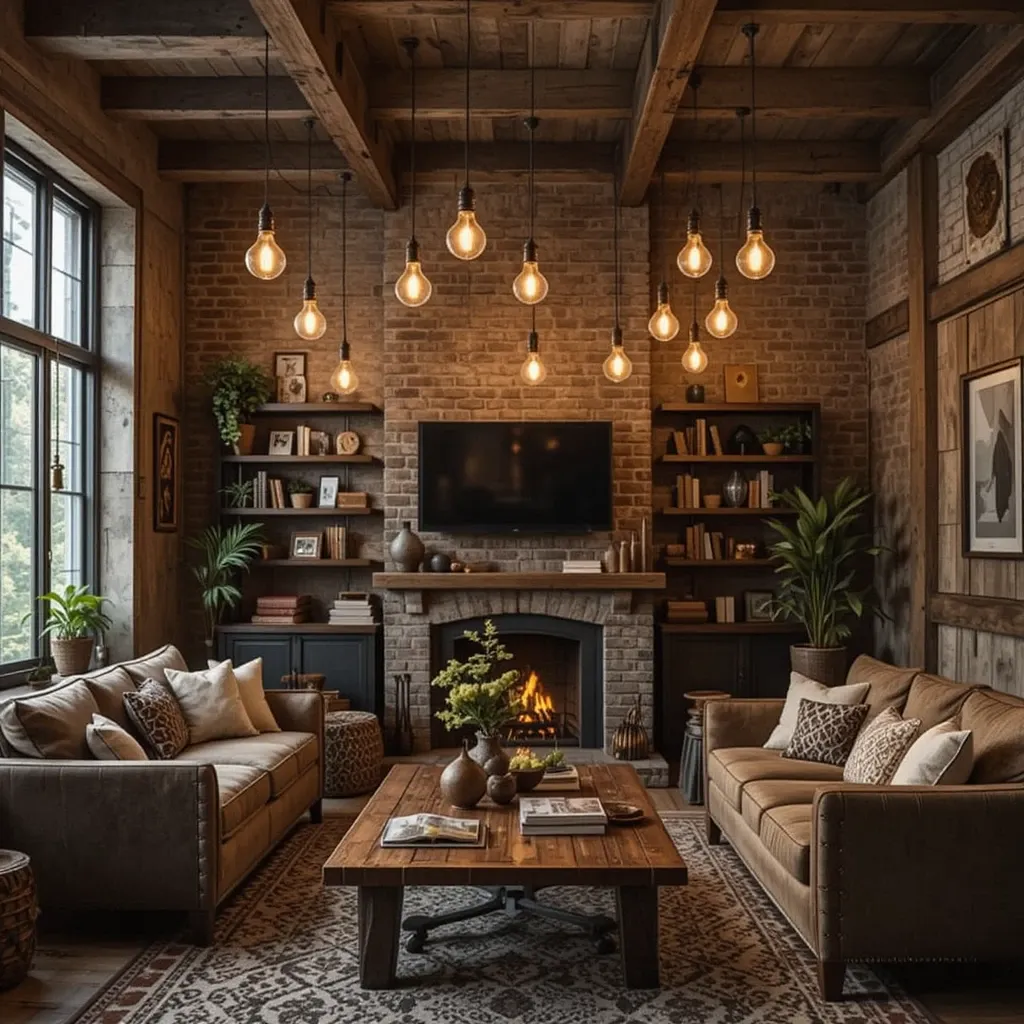 Hanging Edison Bulb String Lights