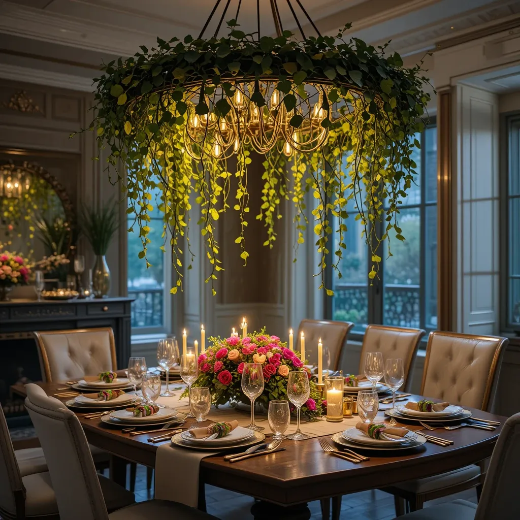 Hanging Vine Chandelier