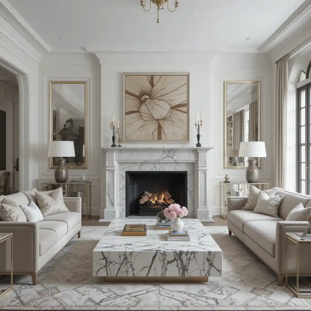 High-End Marble Accents