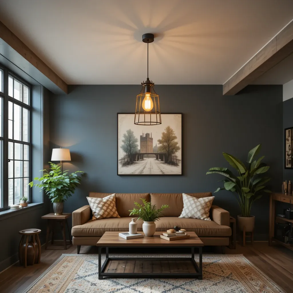 Industrial Cage Pendant Lights