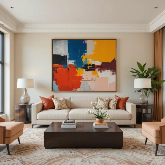 Large-Scale Artwork for a Statement Piece