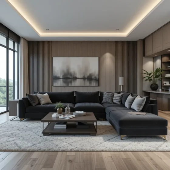 Large Sectional for Ultimate Comfort