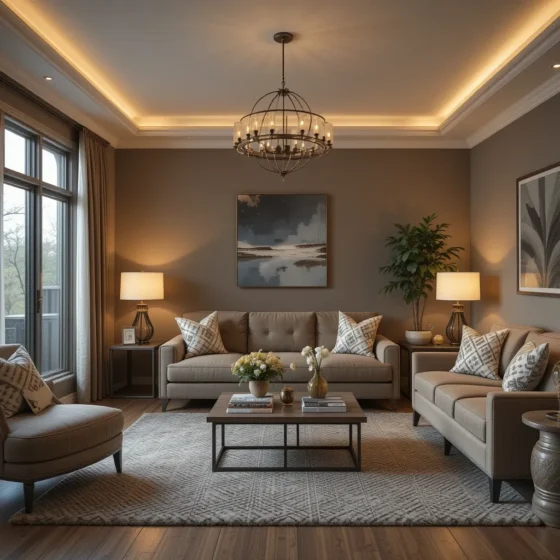 Layered Lighting for a Cozy Ambiance