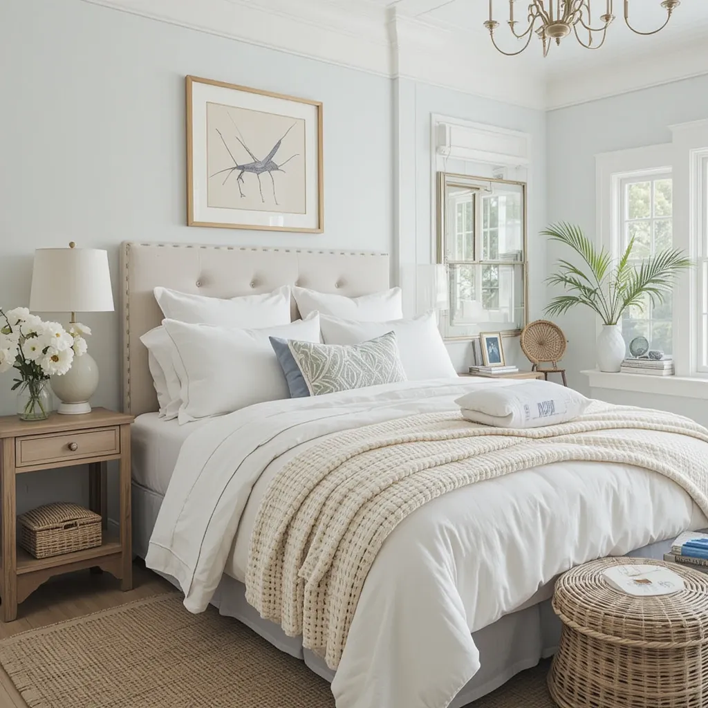 Layered Linen Bedding