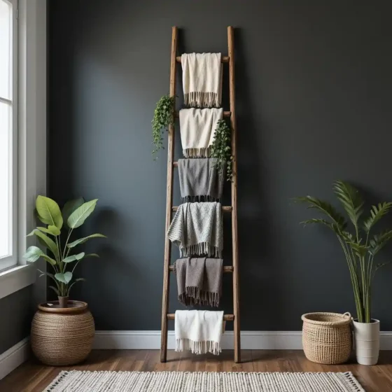 Leaning Ladder Decor