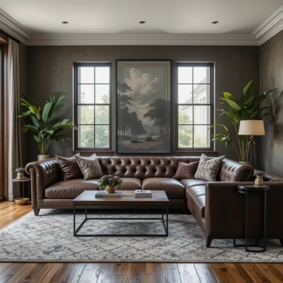 Leather Seating for a Timeless Look