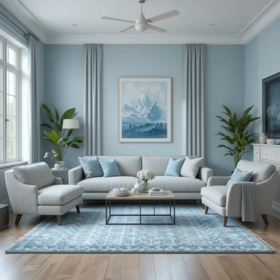 Light Blue Rugs for a Subtle Touch