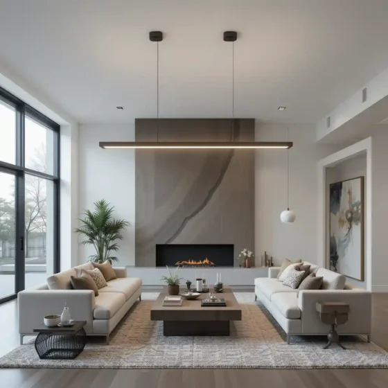 Linear Pendant for a Sleek Statement