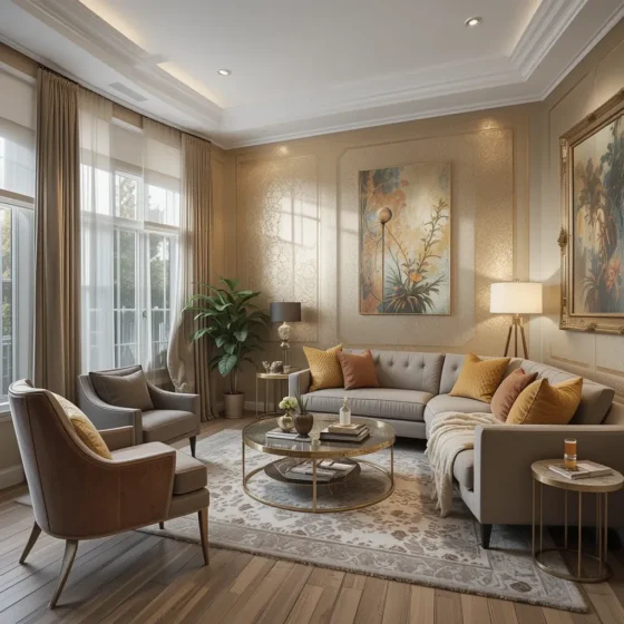 Metallic Paint for a Luxe Glow