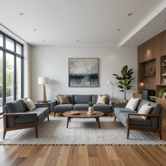 Mid-Century Modern with Clean Lines