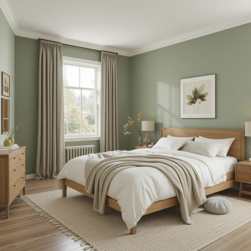 Minimalist Green and Sand Palette