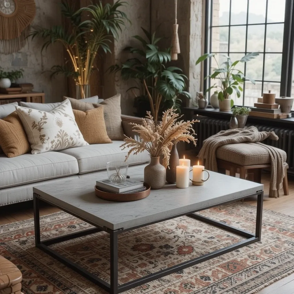 Minimalist Industrial Coffee Table