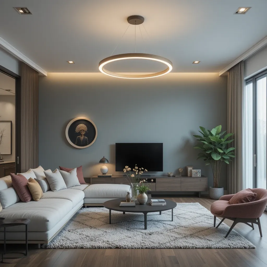 Minimalist Ring Pendant Light