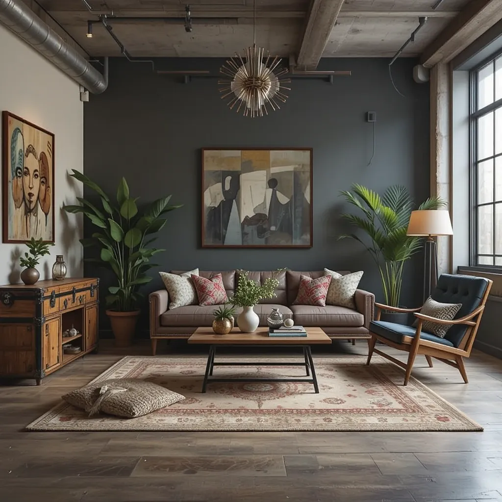 Mix Vintage and Modern Decor