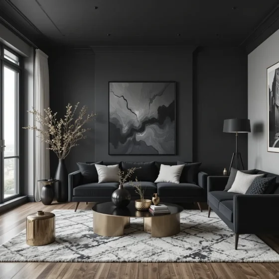 Mixing Matte and Glossy Black Finishes