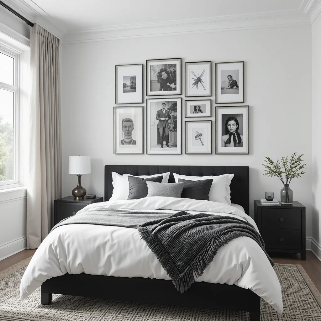 Monochrome Gallery Wall