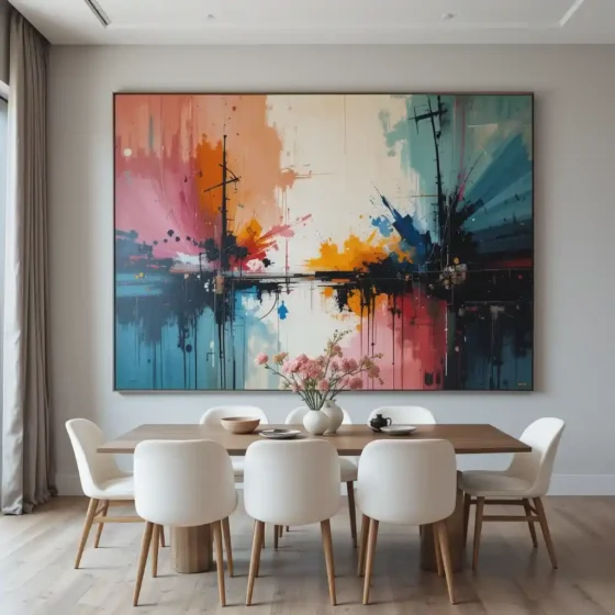Oversized Abstract Canvas