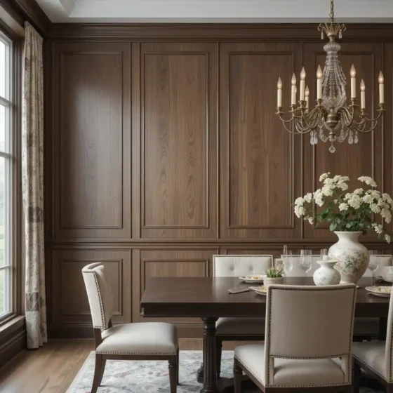 Paneled Wall for a Textured Look