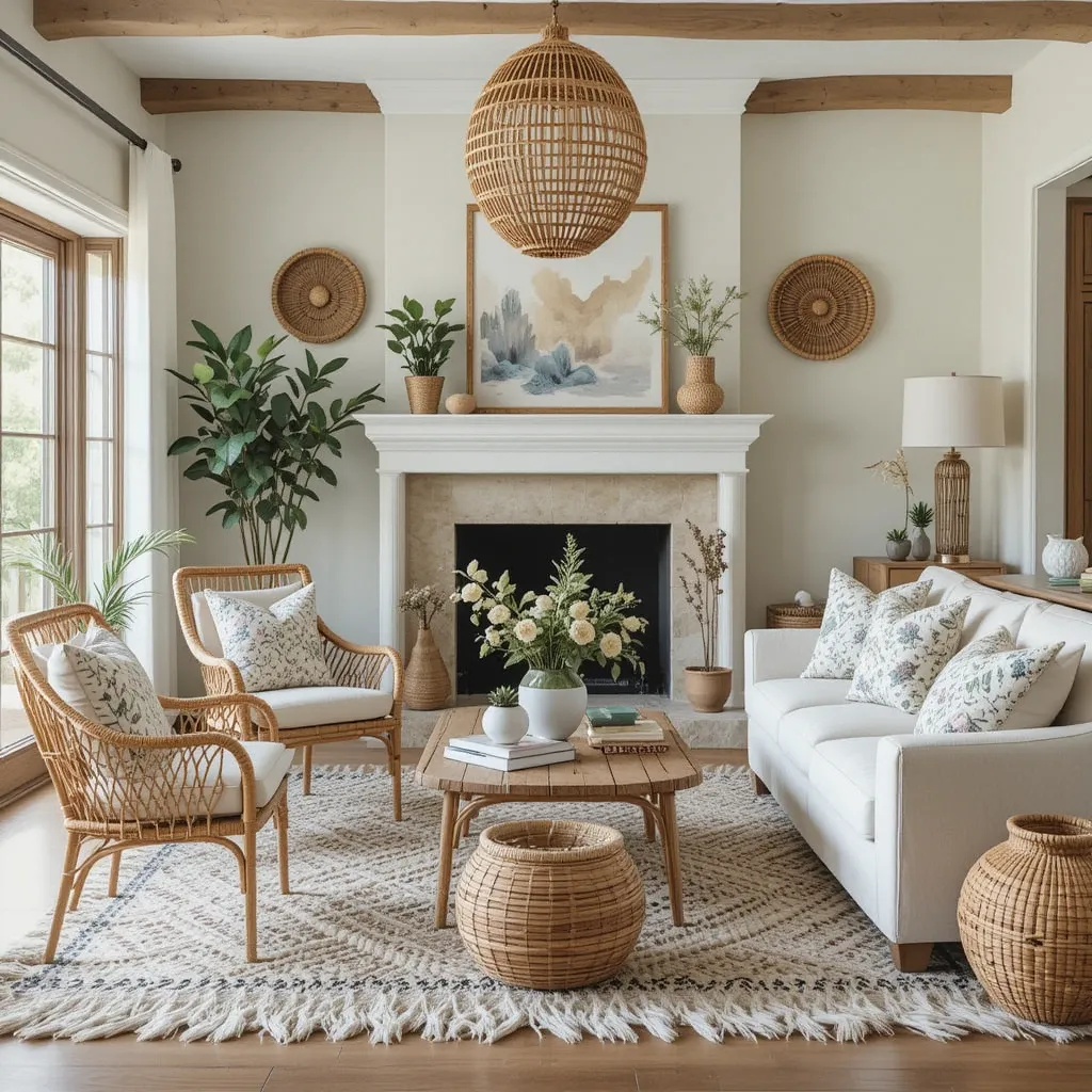 Rattan and Wicker Accents