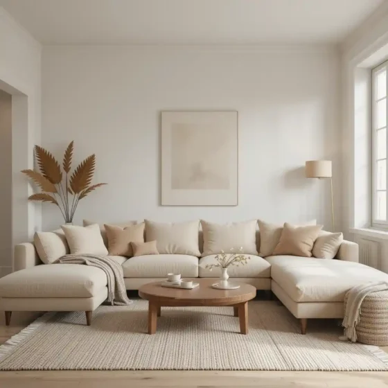 Scandinavian Simplicity in Light Brown