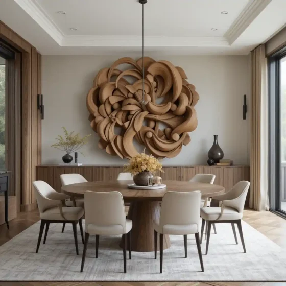 Sculptural Wooden Art