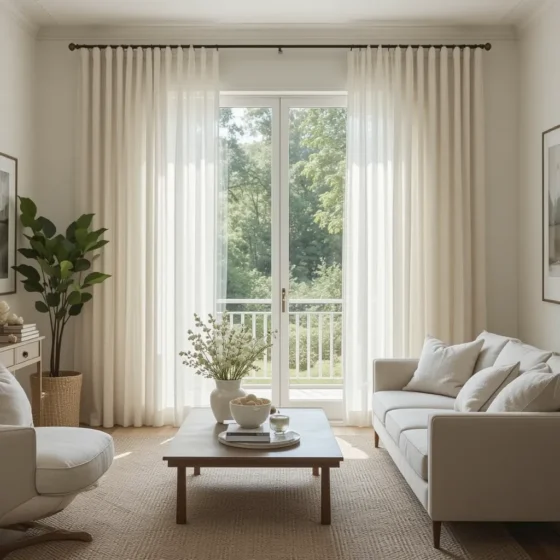 Sheer Linen Curtains for a Breezy Look