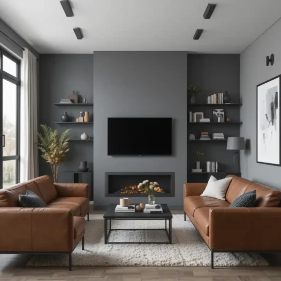 Sleek Brown and Cool Gray Minimalism