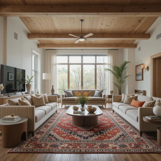 Statement Rug to Define the Space