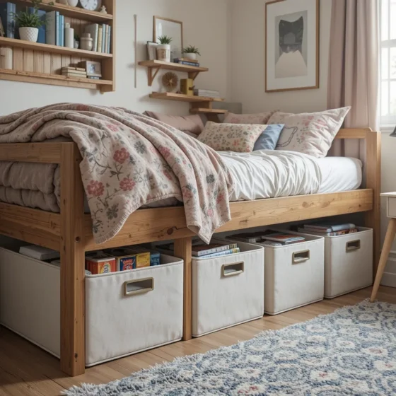 Under-Bed Storage to Maximize Space
