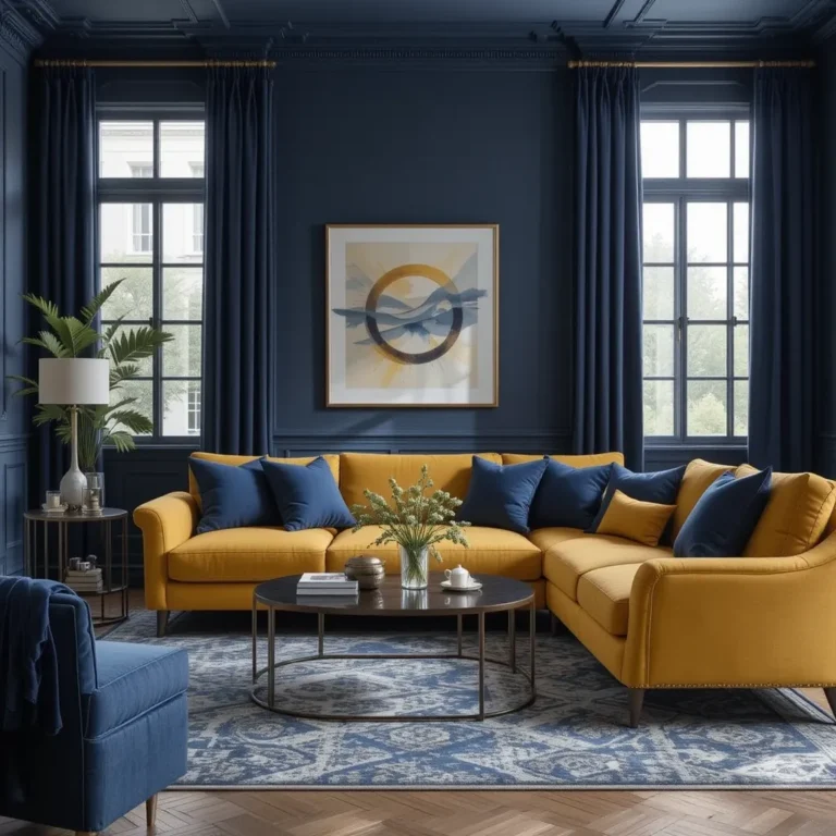 Use Navy Blue for Contrast