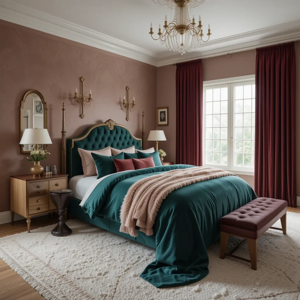 Velvet Elegance with Luxe Drapery