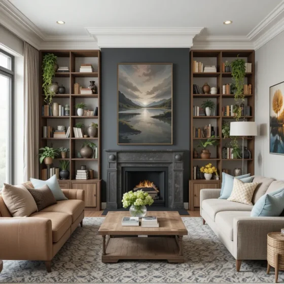 Vertical Decor to Draw the Eye Up