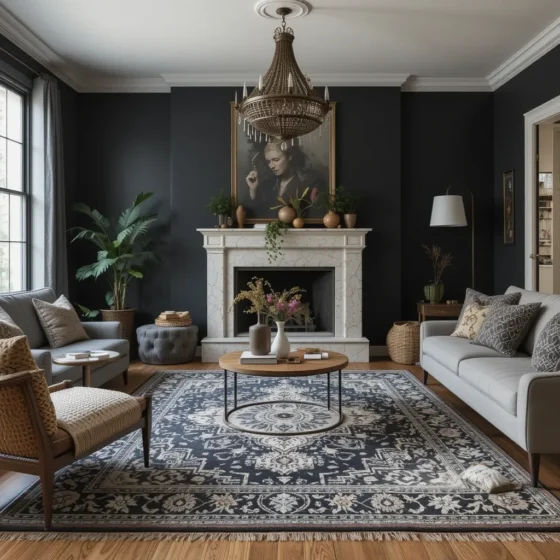 Vintage Persian Rugs for Bohemian Warmth