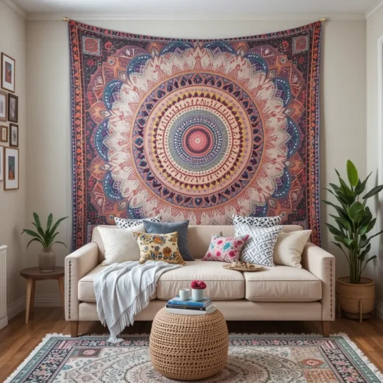 Wall Tapestry for a Boho Touch