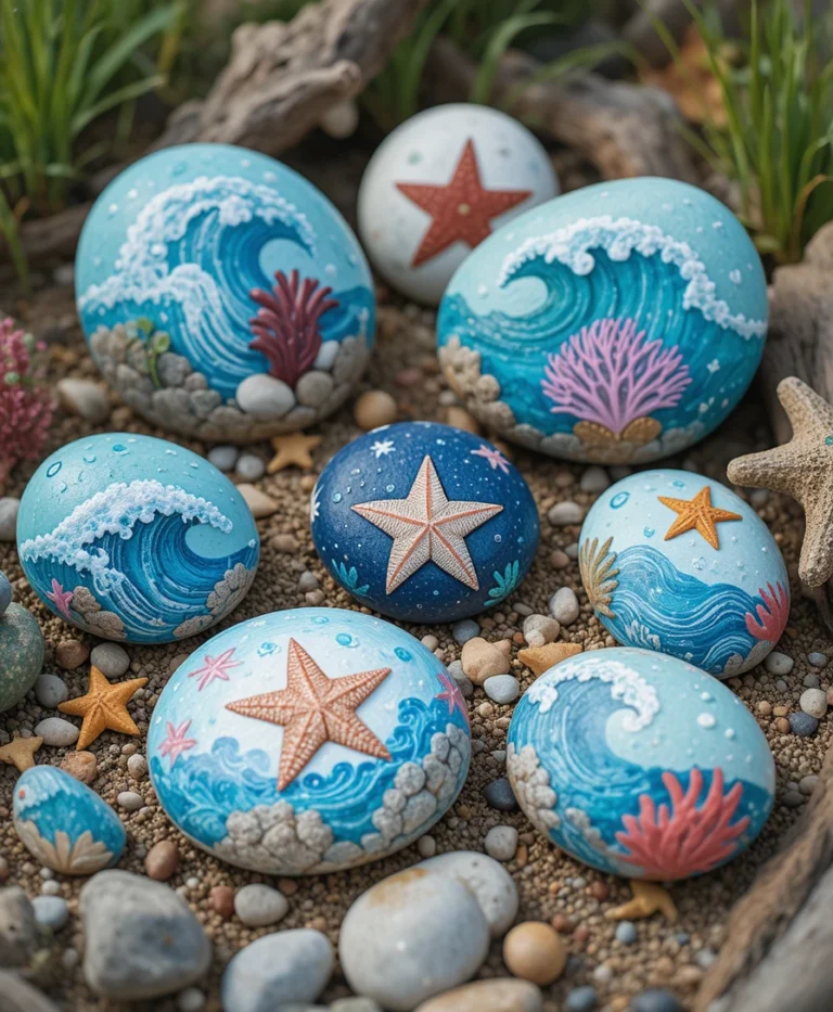22 Painted Rock Garden Ideas to Add a Splash of Color to Your Yard