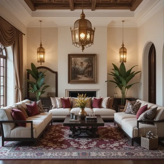 Add Ornate Moroccan Lanterns for Ambiance