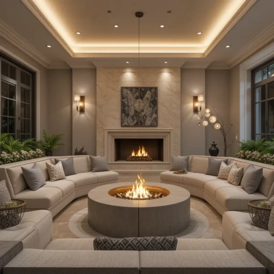 Add a Fire Pit for Extra Warmth