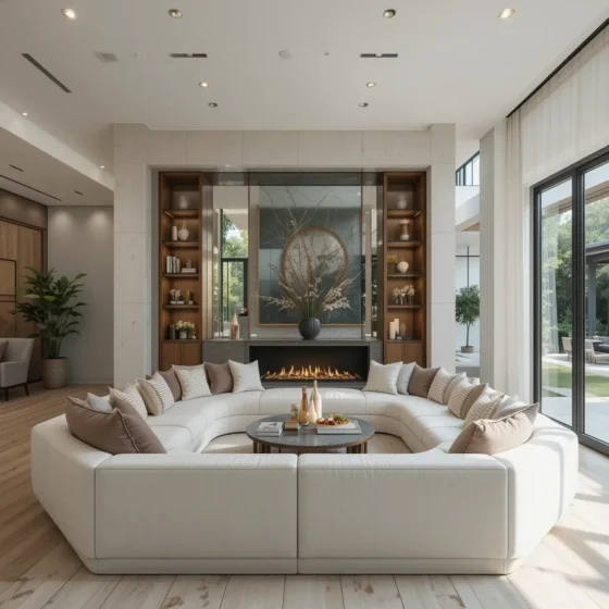 Add a Glass or Open Divider for Seamless Flow