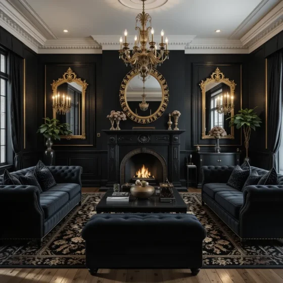 Black and Gold Color Fusion