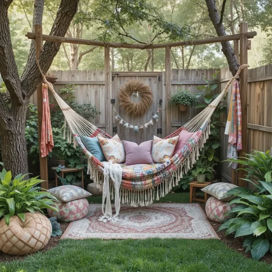 Boho Hammock Nook