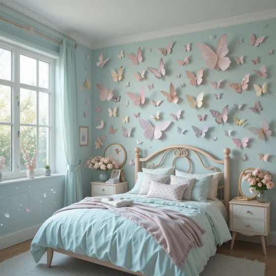 Butterfly Wall Stickers or 3D Decals