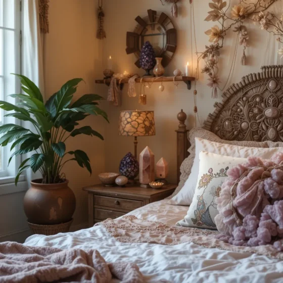 Crystals and Gemstone Decor