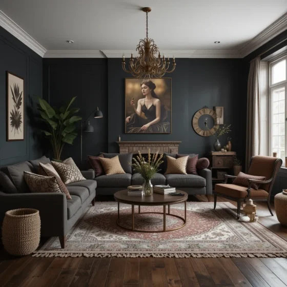 Dark Wood Furniture for a Rustic Edge